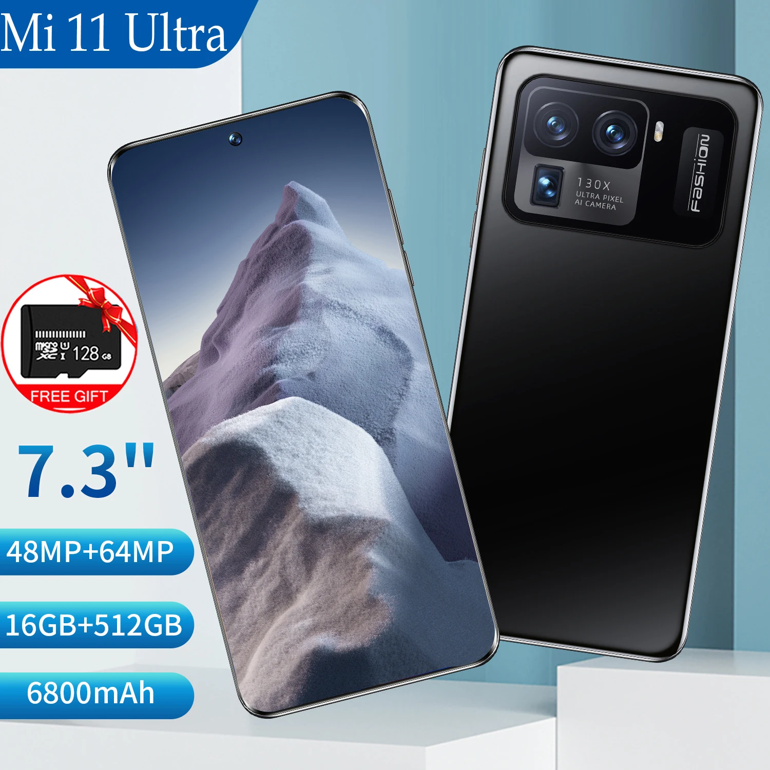 

Global Version Mi 11 Ultra 5G Smartphone 7.3 inch Telefone Inteligente 10 Core Mobile Phones 64MP Rear Camera 16+512GB Celulares