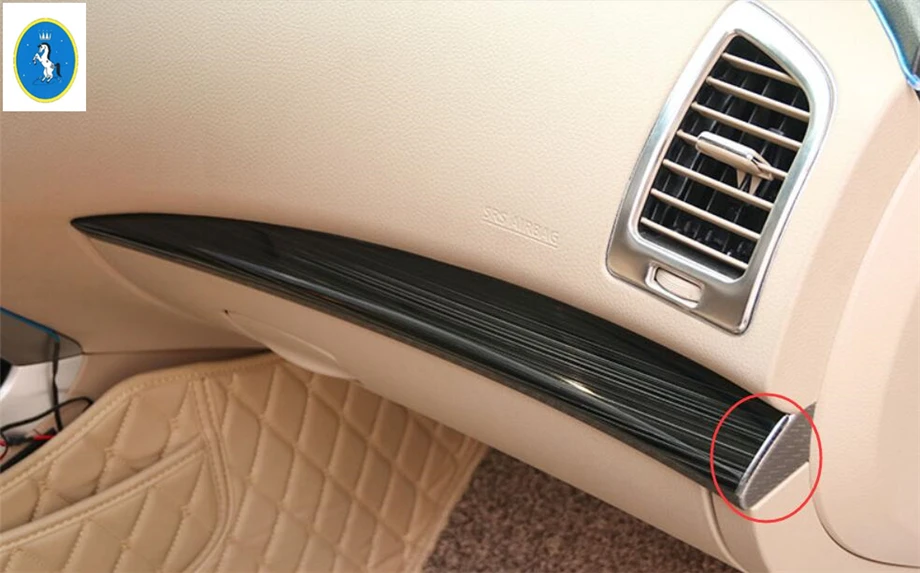 

Внутренняя отделка Yimaautotrims для Nissan Teana / Altima 2013-2018, панель Центрального управления одометром из нержавеющей стали, отделка, 2 шт.