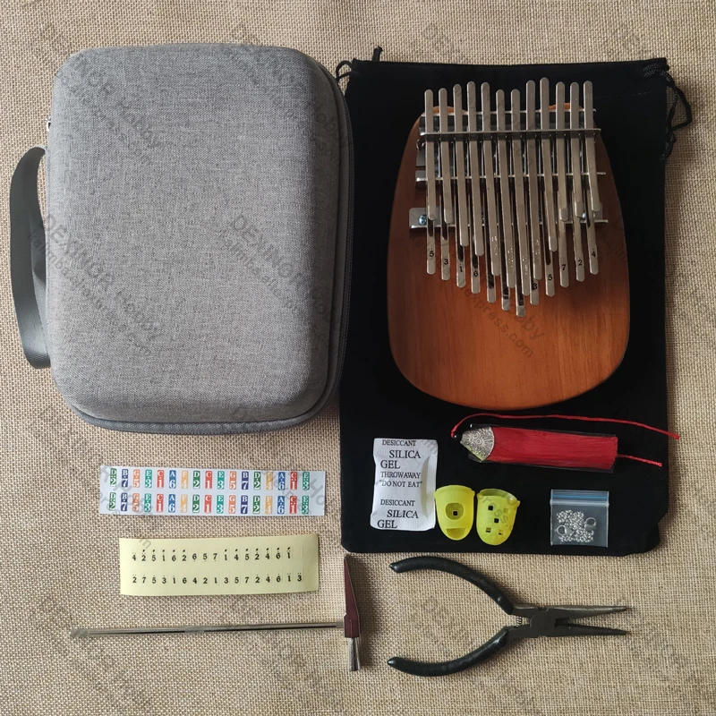 

Double Layer Chromatic Kalimba 24 Key Innovative Design Metal Frame Finger Piano Solid Rubber Wood Mbira Professional Instrument