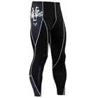 Мужские компрессионные облегающие леггинсы для бега, спорта, Мужские штаны для тренажерного зала, фитнеса, бега, быстросохнущие брюки, тренировочные штаны для йоги