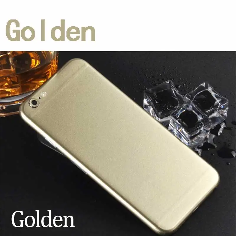 Golden Роскошные яркие наклейки на мобильный телефон для iPhone 7 6 6 S 8 Plus 5 задняя защитная пленка наклейка для iPhone X XS наклейка Adesivos Pegatinas - Цвет: Golden