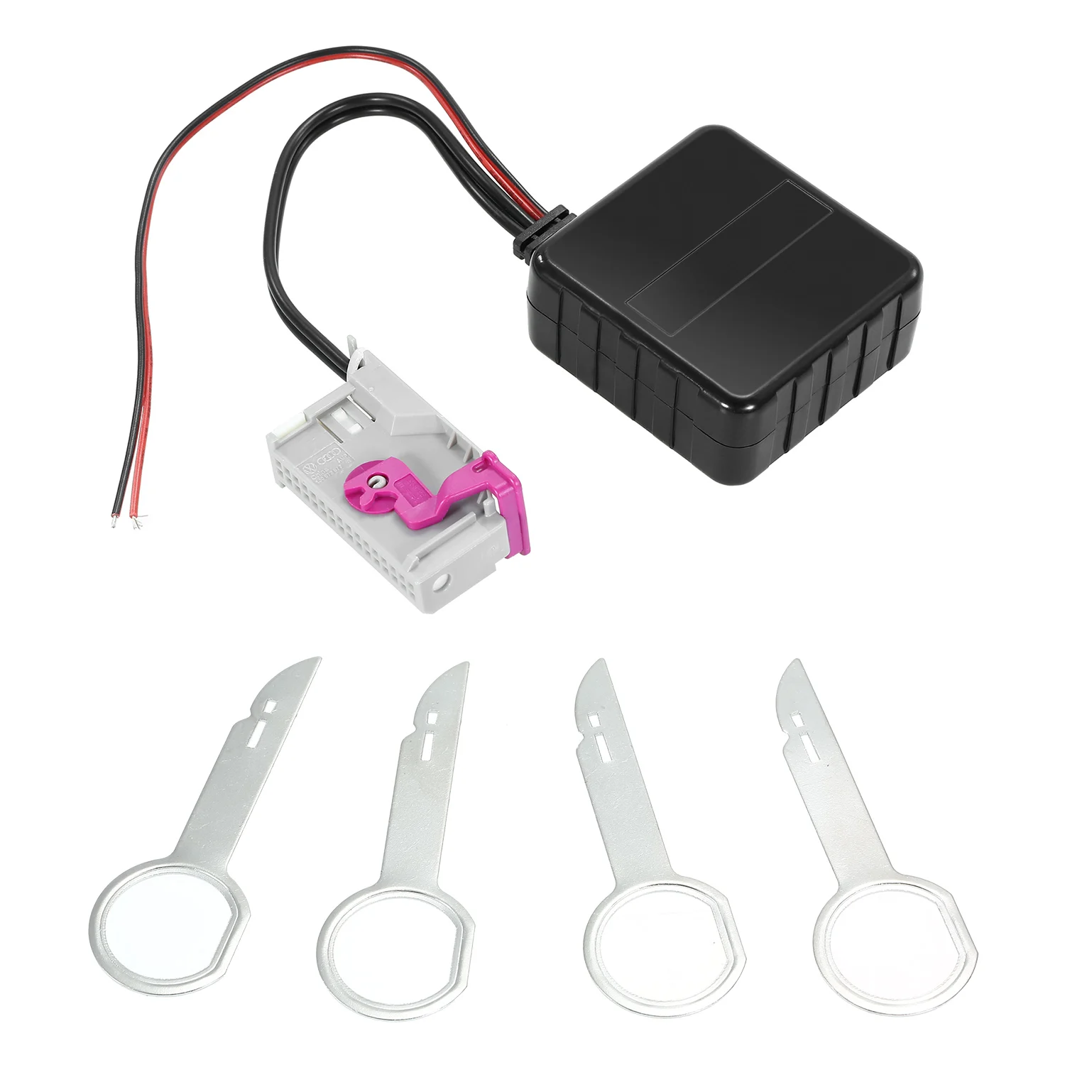 Автомобильный Aux BT Bluetooth адаптер 32Pin беспроводной микрофон TF USB флэш накопитель