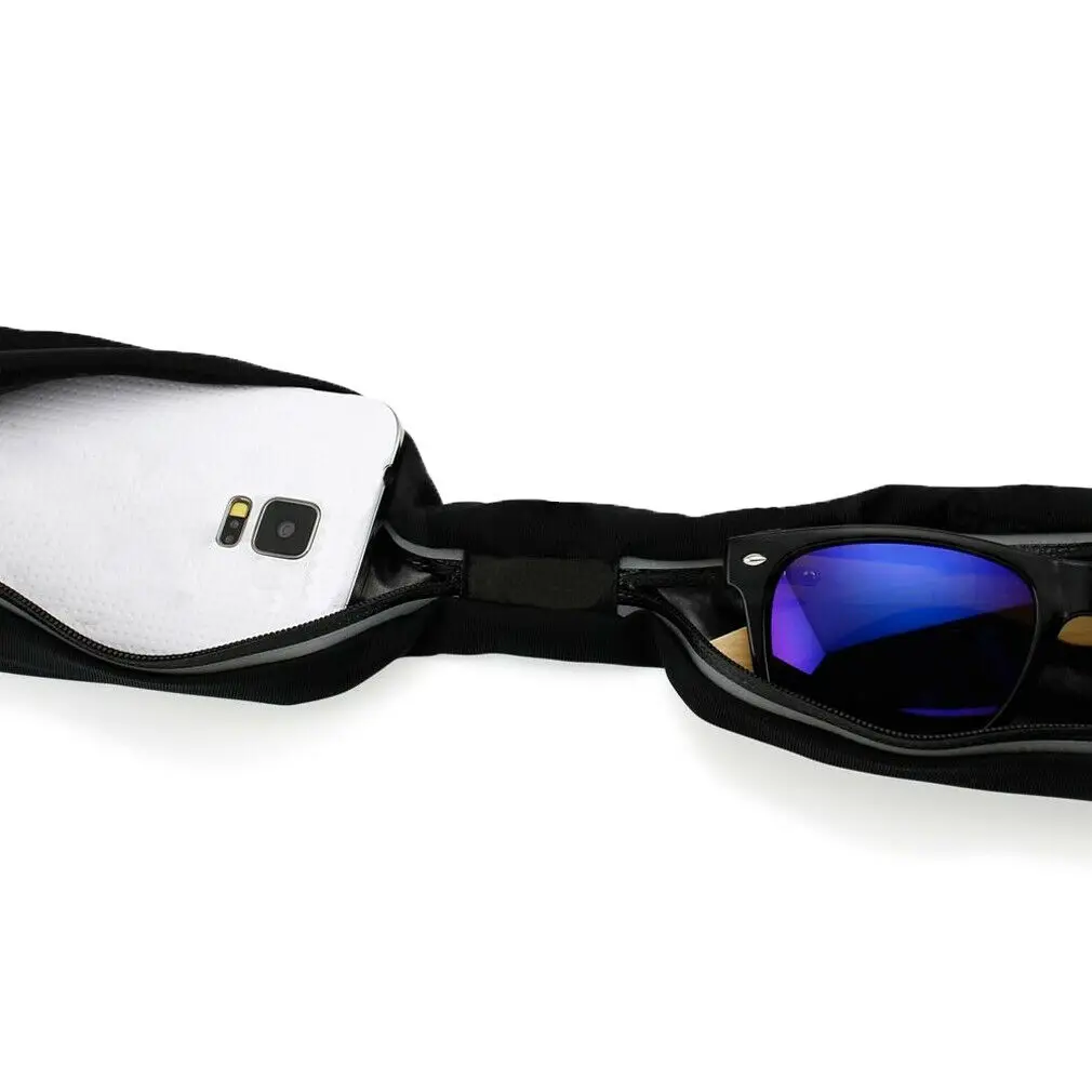 

New Fashion Unisex Men Women Runner Waist Belt Bag Pack Pouch Bum Sport Fitness Jogging Universal Dual Pocket