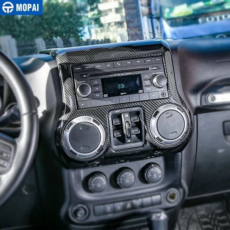 Наклейка на панель переключения передач автомобиля MOPAI для Jeep Wrangler JK 2007 +