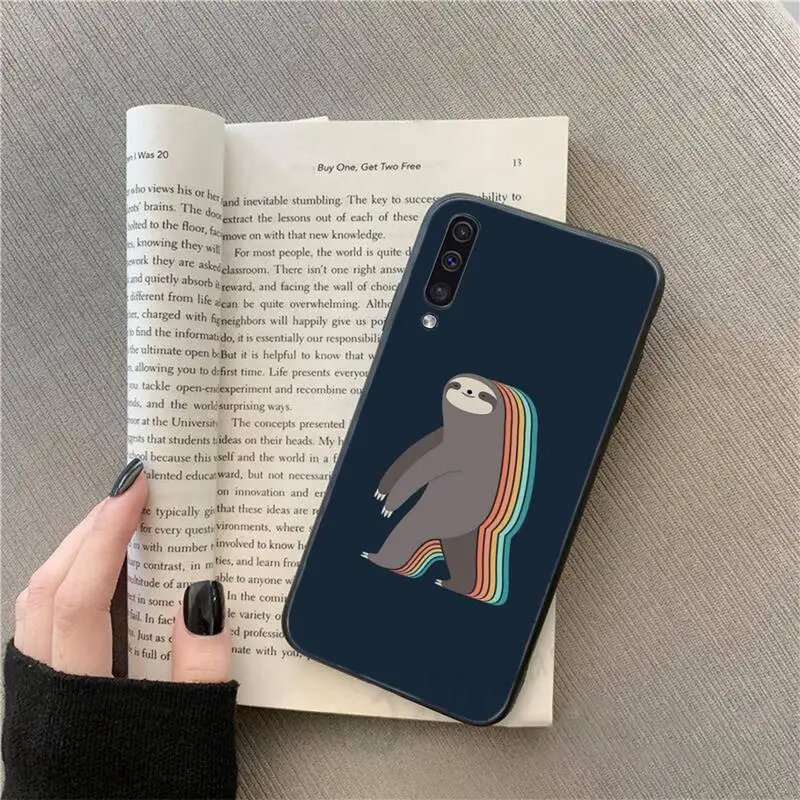 

sloth lovely cartoon animal Phone Case For Samsung galaxy S 9 10 20 A 10 21 30 31 40 50 51 71 s note 20 j 4 2018 plus