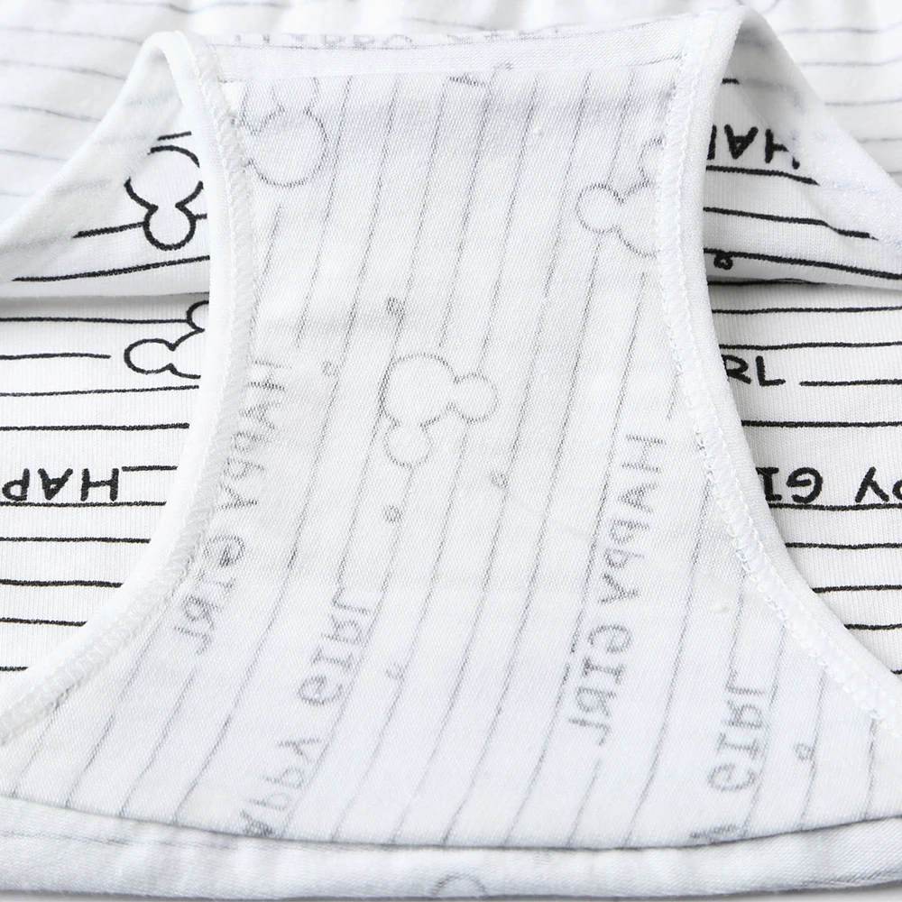 Женские трусики в полоску милое нижнее белье горошек сексуальное хлопковое с