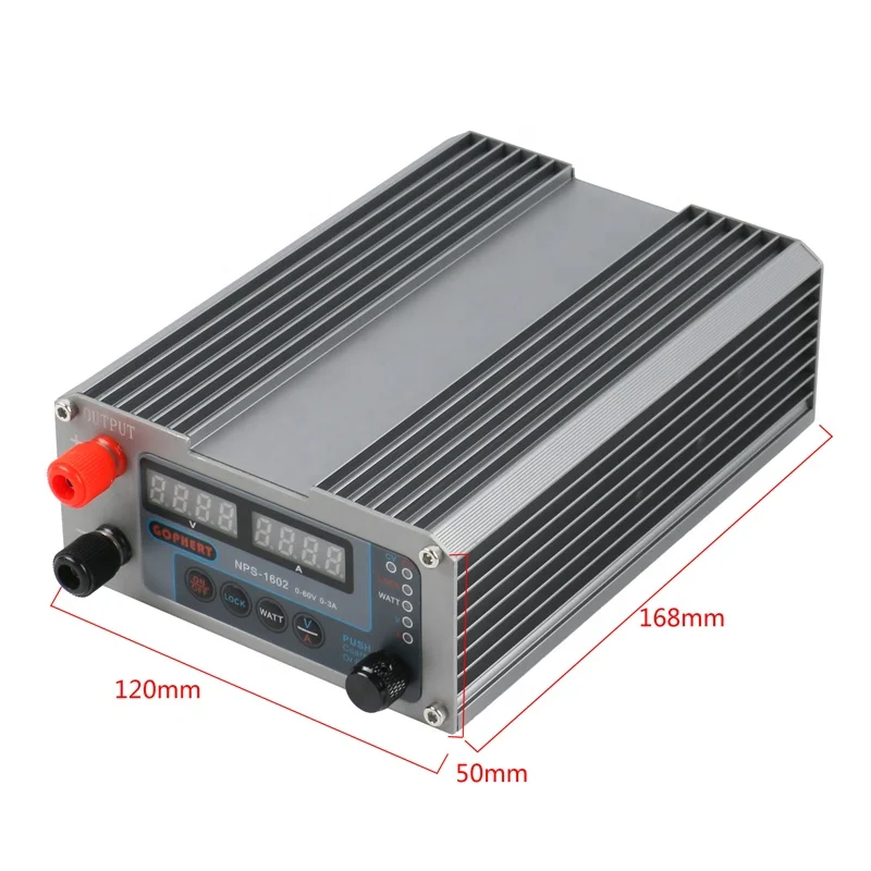 

DC regulated power supply NPS-1602 0-60V 0-3A adjustable power supply Constant voltage constant current power supply