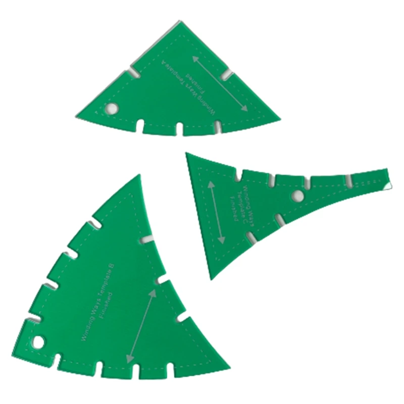 3 шт. шаблон для вырезания ткани | Дом и сад