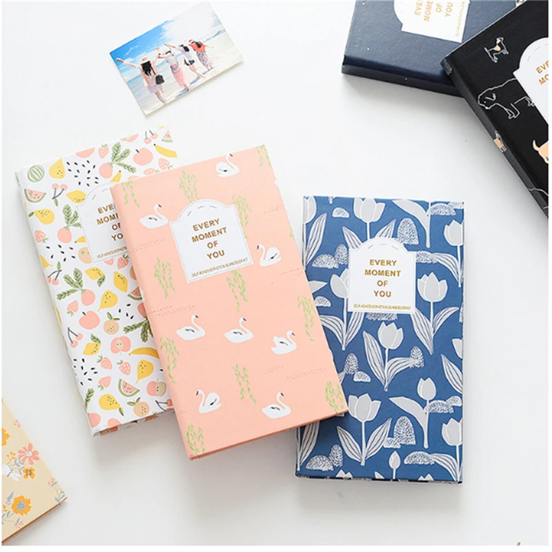 84 Pockets Photo Album For FujiFilm Instax Mini Polaroid Fuji Film Ivory Albums Fashion Family Friends Saving Memory | Дом и сад