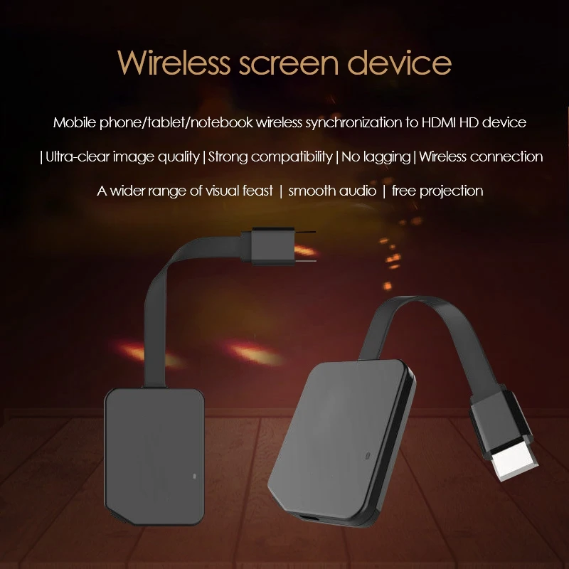 

R9 Wireless Screen Projector, High-Definition Screen Projector, Compatible with Most Devices with WIFI Function