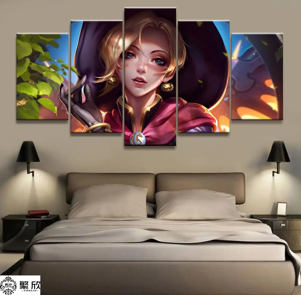 Картина на холсте Игра милосердия 5 панелей|Рисование и каллиграфия| |