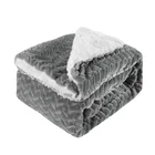 Удобный кашемировый чехол для дивана, Фланелевое Двухслойное плотное маленькое одеяло с листьями, мягкое пушистое одеяло из кораллового флиса