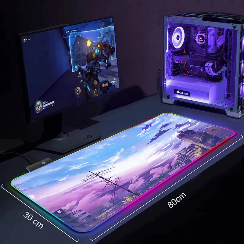 

Pink Sailor Moon landscape Carpet Mouse Pad Kawaii Xl Pad Mouse Gaming Mousepad Gamer Computer Mat ROG for Pc Deskmat Table Mats