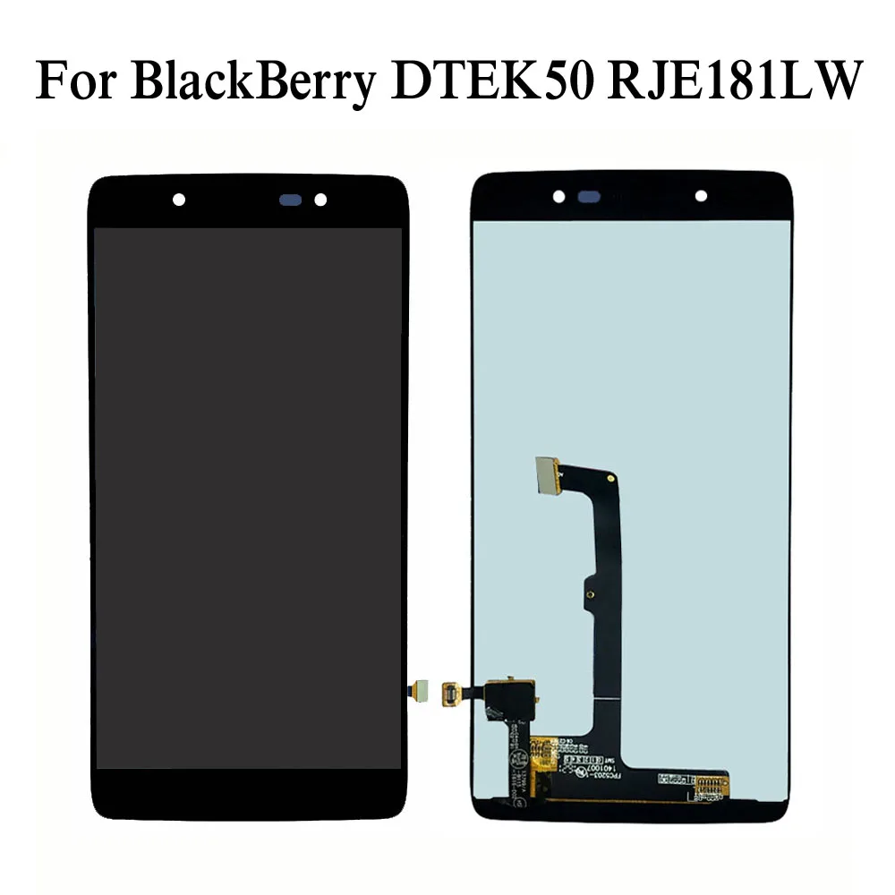 Для BlackBerry DTEK50 RJE181LW STH100-1 STH100-2 сенсорный экран ЖК-дисплей дигитайзер сборка - Цвет: Black No Frame