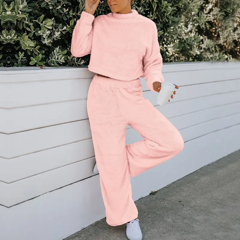 

Осень 2021, костюм с брюками, женский костюм, Элегантный женский модный однотонный топ и брюки, женский костюм