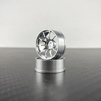 2pcs 10 petal silver metal wheel hub 22mm for rc car 128 kyisho mini z awd mini d mini q hgd1 drz bz gla wltoys k989