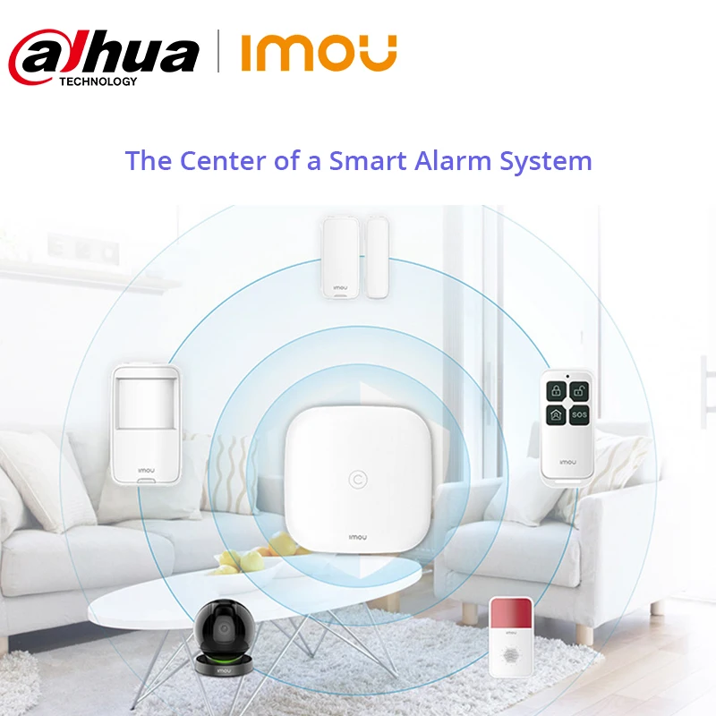 Dahua imou Alarm Station центр интеллигентной системы оповещения выбор трех режимов в