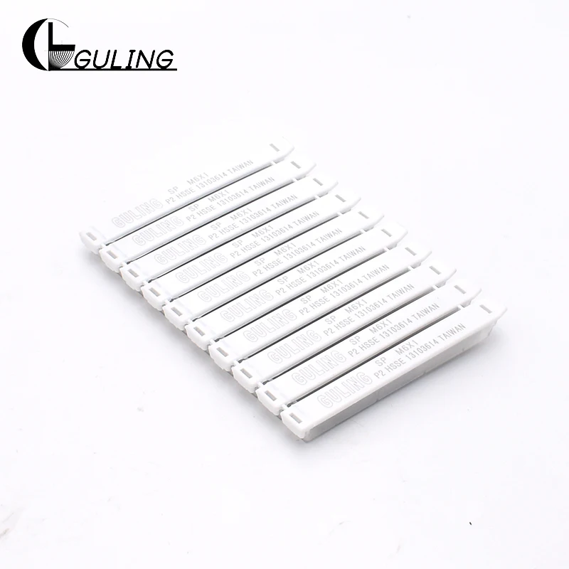 Заливка HSS E спиральные рифленые краны с тиканным покрытием резьба Метрическая