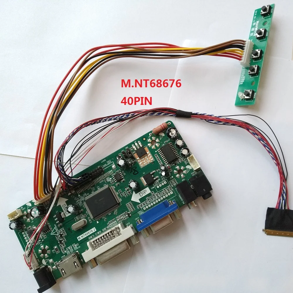 M.NT68676 HDMI-совместимый DVI VGA LED набор для платы ЖК-контроллер для панельного кабеля экрана LP173WD1(TL)(N1)/(TL)(N2) 1600X900 17,3 дюйма