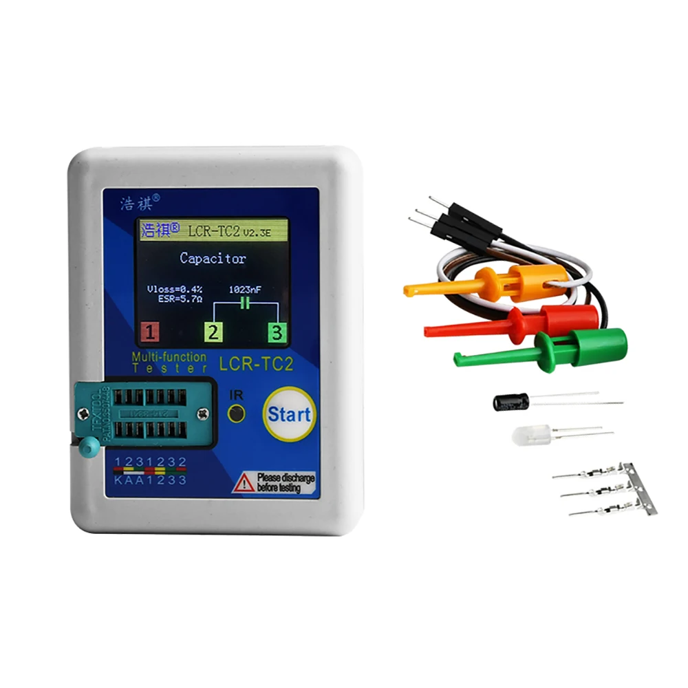 LCR-TC1 LCR-TC2 TC-T7-H LCR-T7 LCD транзистор дисплея Test TFT диодный триодный конденсатор