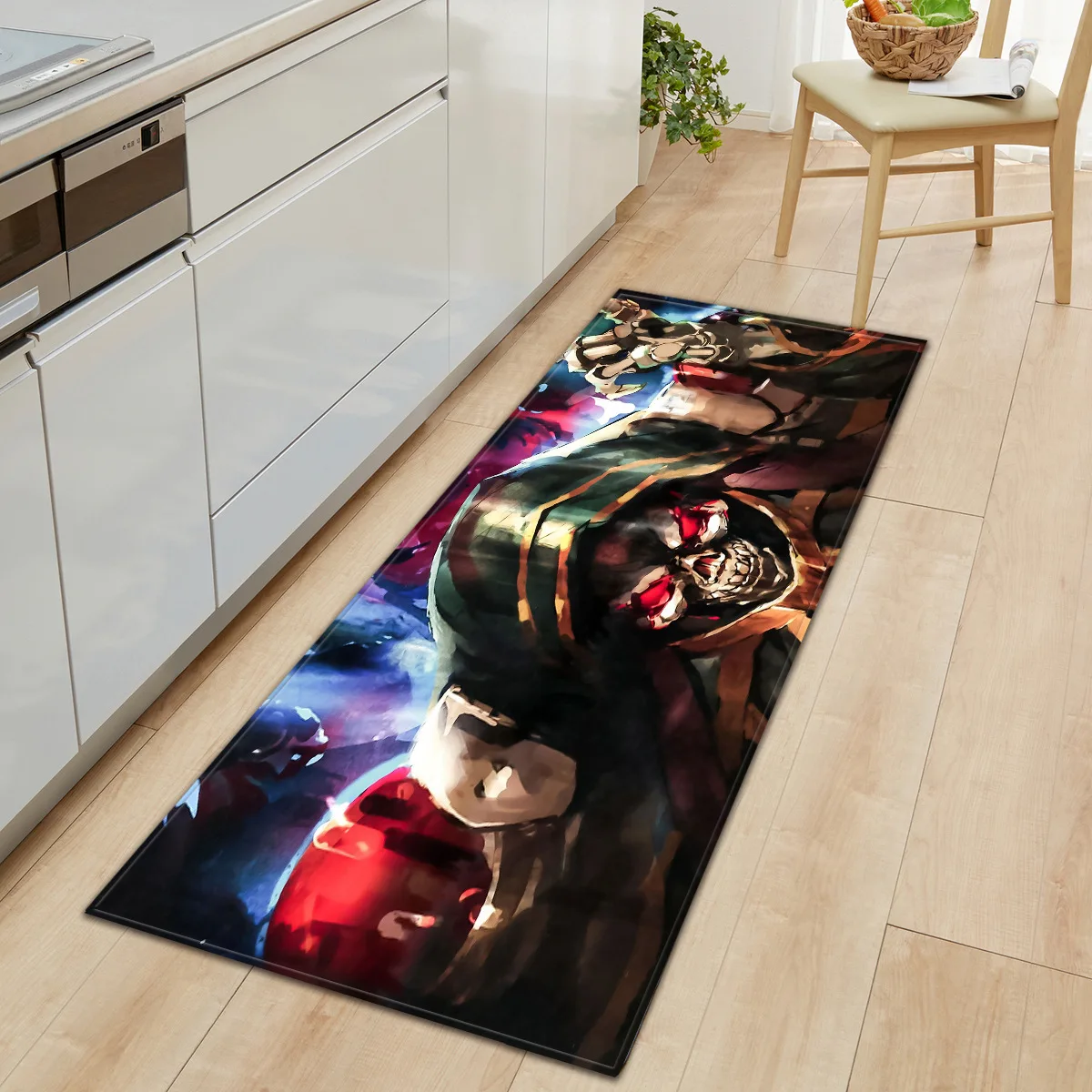 Zeegle мультяшный ковер для гостиной декоративный нескользящий кухонный коврик