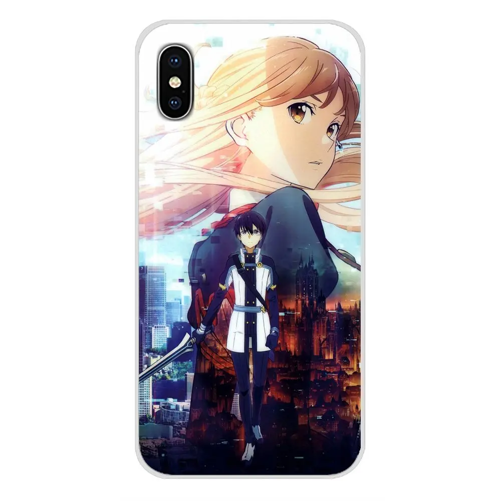 Sword Art Online SAO Anime для Huawei G7 G8 P8 P9 P10 P20 P30 Lite Mini Pro P Smart Plus 2017 2018 2019 силиконовый чехол