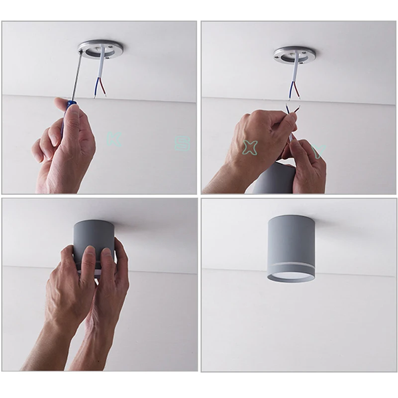 Диммируемый Светодиодный Светильник направленного света 7 Вт 9 12 потолочный