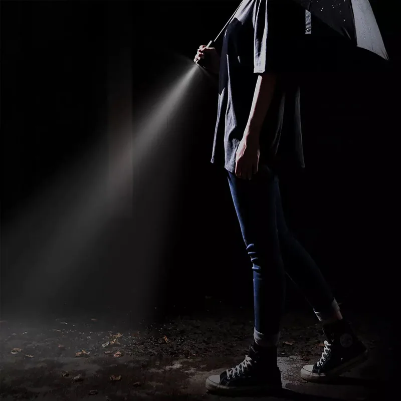 Youpin 90Fun 8K автоматический складной зонт с обратной стороны СВЕТОДИОДНЫЙ