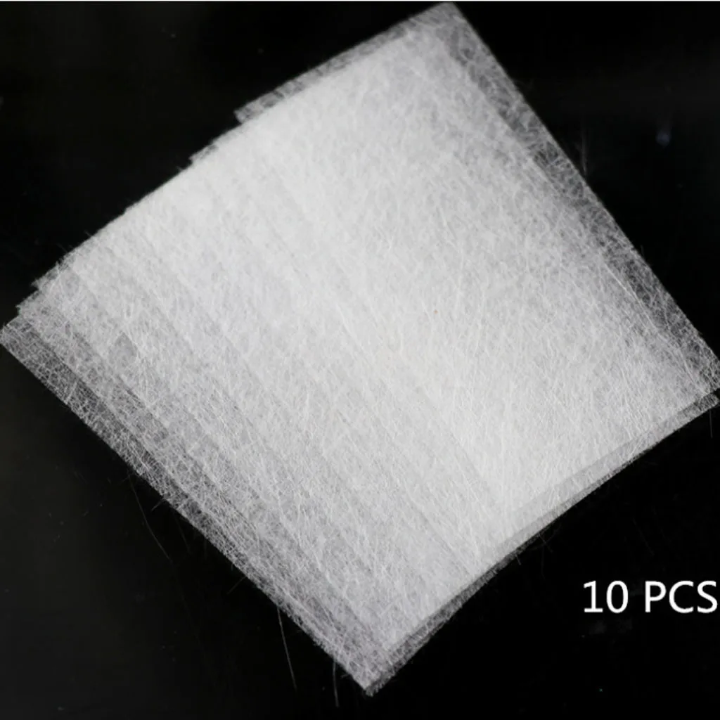 Волоконный лист для наращивания ногтей плюс волоконный Клей Набор нижний