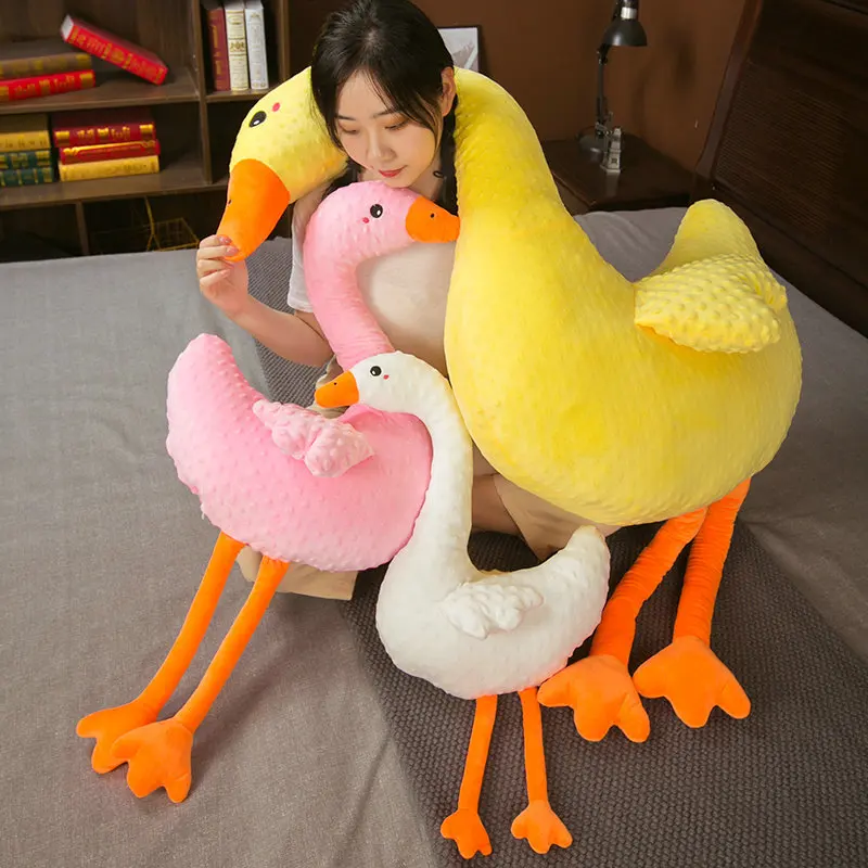 

Большая белая гусиная плюшевая подушка, 50-90 см