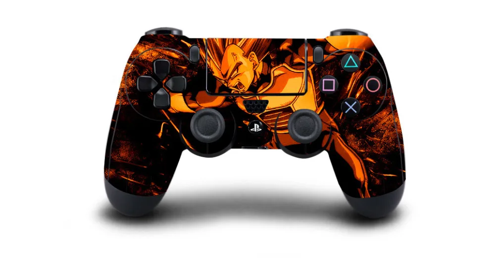 2 шт./лот Dragon Ball защита для кожи наклейка для Playstation 4 PS4 Pro тонкий контроллер геймпад виниловая наклейка s