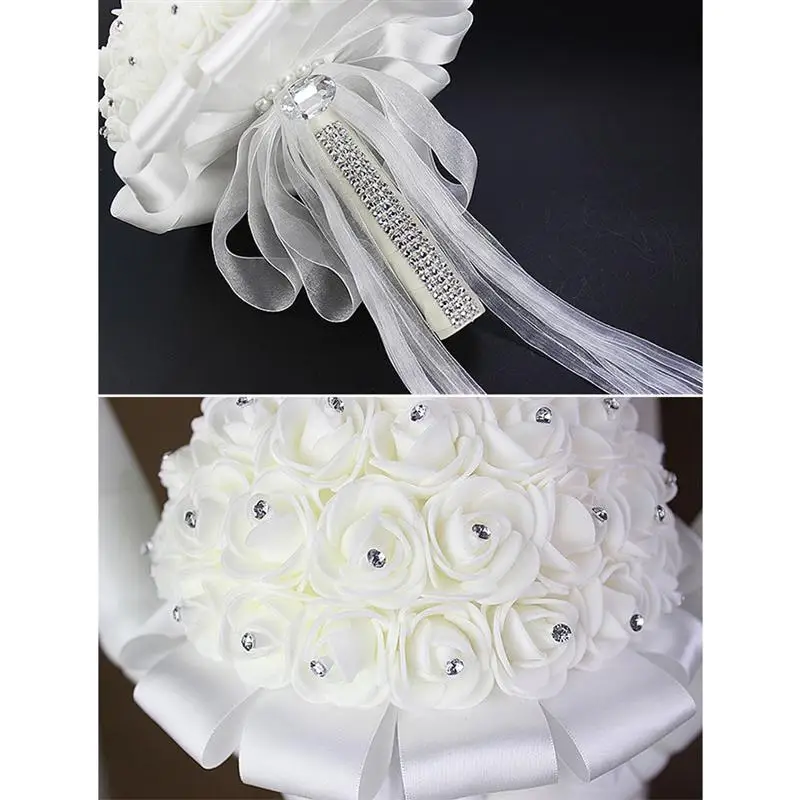 Свадебный букет невесты реалистичные Декоративные искусственные вечерние