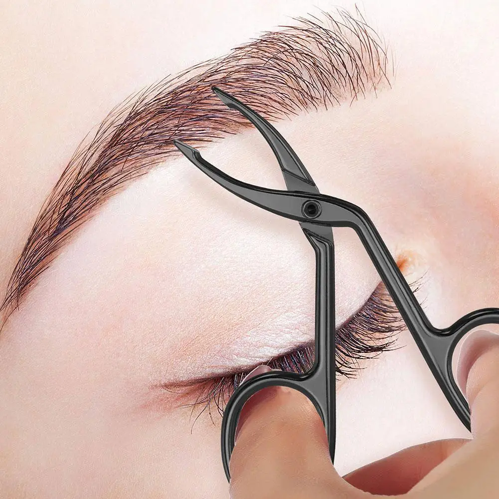1 шт. плоскогубцы для бровей из нержавеющей стали клипса ножницы-пинцет прямые