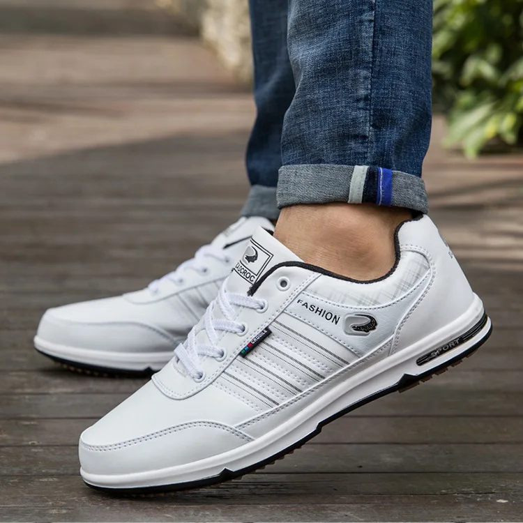 Spikeless Водонепроницаемый Гольф Мужская обувь размера плюс Спортивная прогулочная