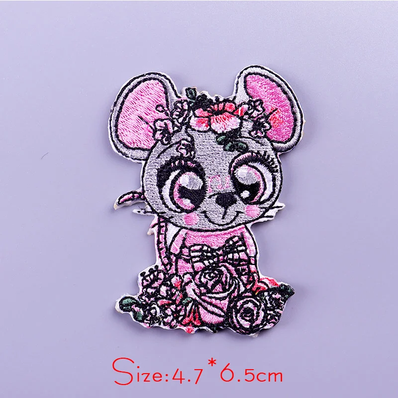 

Cartoon Koala/Bird Patch Embroidery Patch For Clothing Iron On Patches On Clothes DIY Animal/Dinosaur Sticker Patches Applique