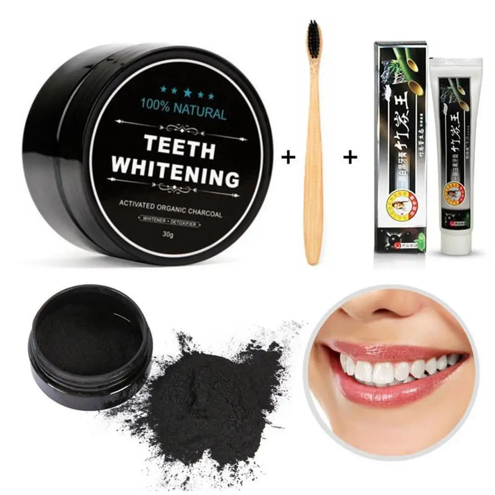 

Набор для отбеливания зубов, зубная паста с бамбуковым углем, сильная формула, отбеливание зубов, быстрая гигиена полости рта, очистка