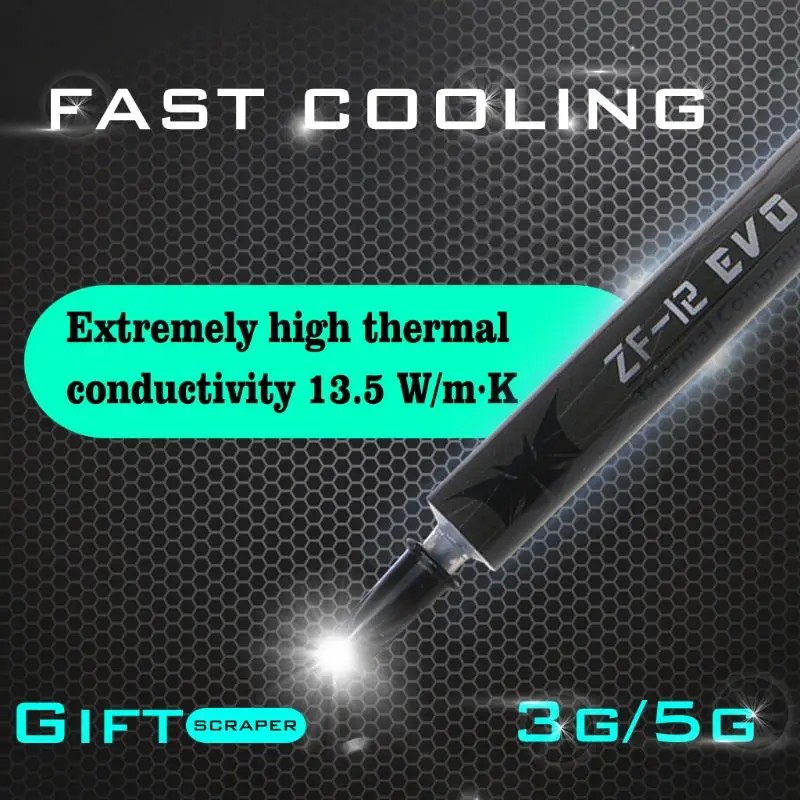 

ZF-EX/EVO 14.6W/mk High Performance Thermal Conductive Grease Paste AMD Intel processor CPU GPU Cooler Cooling Fan Heatsink