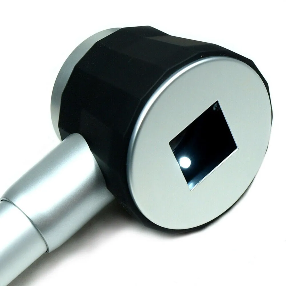

High Quality 10X Optical Glass Magnifier Lighted Jeweler Loupe W/ Measure Scale Built-in Convenient Measure Scale Handheld Tool