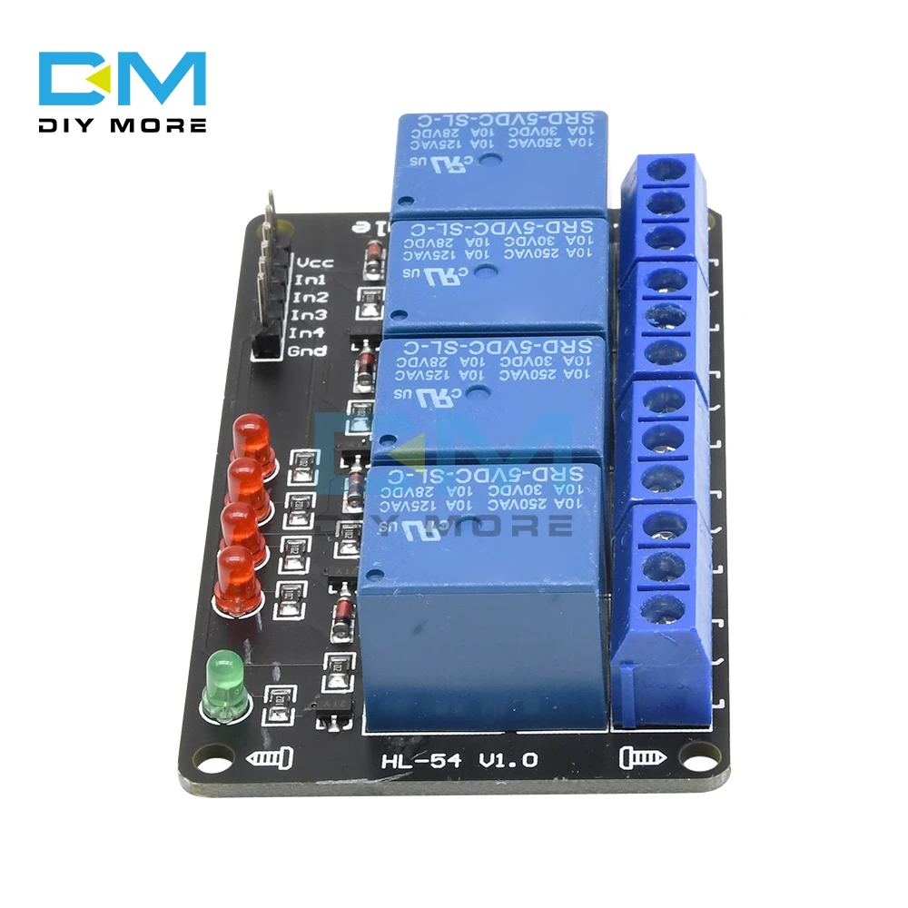 Релейный модуль 5 в 4 канала для PIC AVR DSP ARM MSP430 Arduino Smart Electronic Канальный Модуль