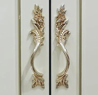 3 3 75 shabby chic pair cabinet handles antique silver brass dresser pulls drawer pull handles ornate french door handles