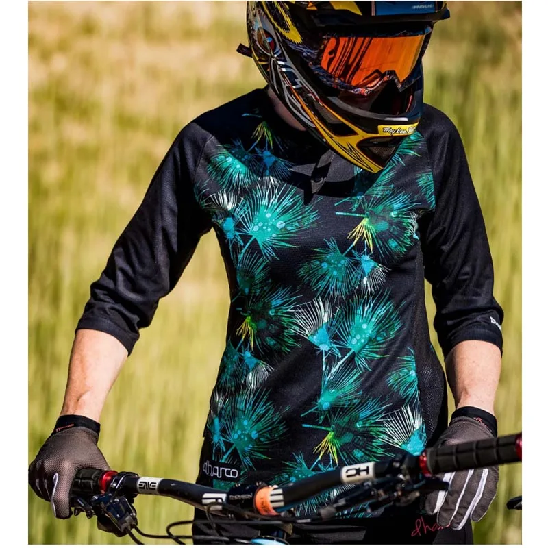 Женские майки для горных велосипедов горнолыжного типа Джерси эндуро с рукавом