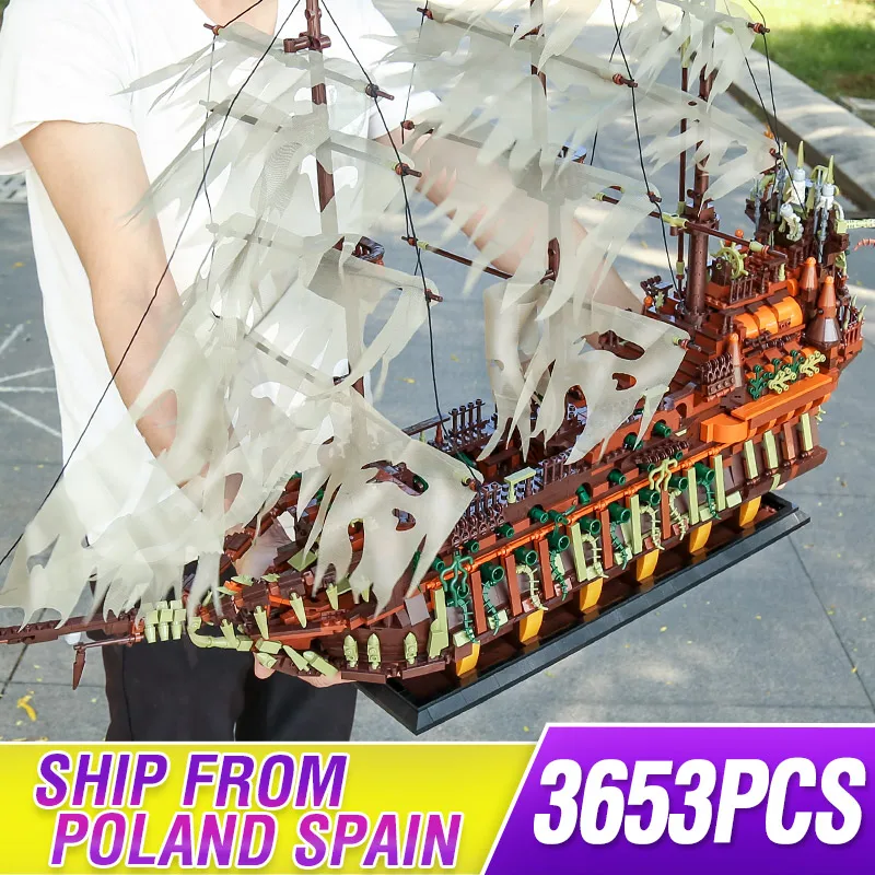 DHL формы король фильм серии летающие DUTCHMANS корабль модели наборы строительные