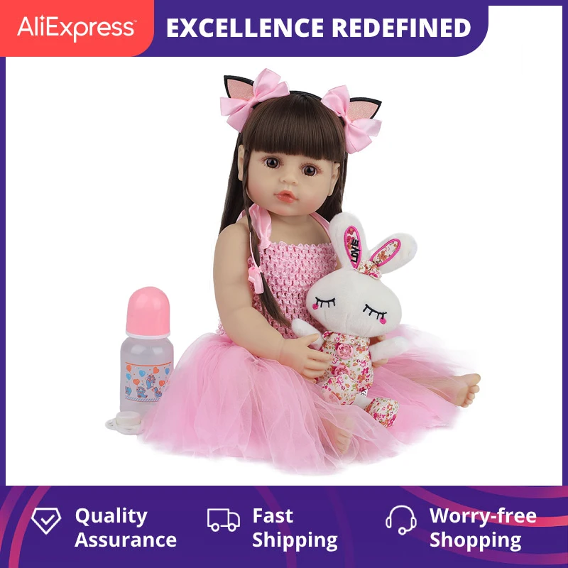 Witdiy 55 см Bebe кукла Reborn Детские куклы для детей игрушки ясельного возраста всего
