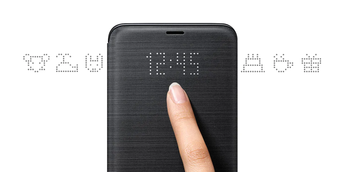 Оригинальный чехол для Samsung со светодиодной подсветкой умный телефона Galaxy S9 G9600 +