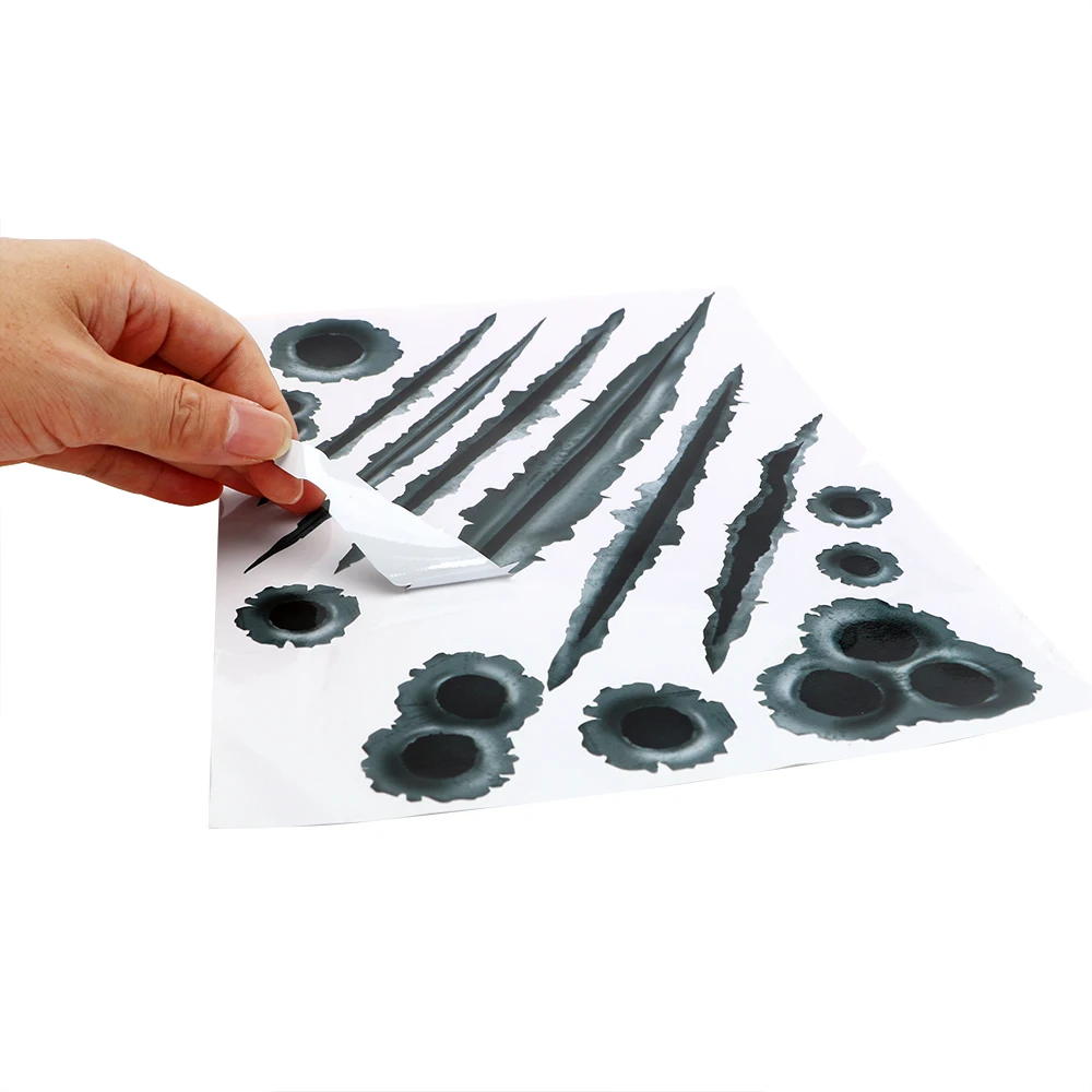 3D крутые автомобильные наклейки с отверстием для пули аксессуары Opel Insignia Vectra C Mokka