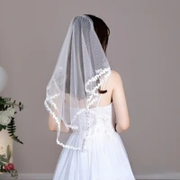 headdress accessories bride wedding veil single layer lace super fairy simple wedding accessories
