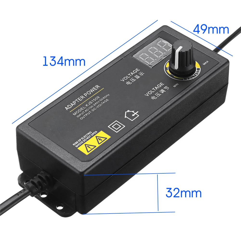 

3-24v 60w Adjustable Dc Power Supply Adapter Control Volt Display 8 Plugs With Screen Voltage Regulated Power Supply Adaptor