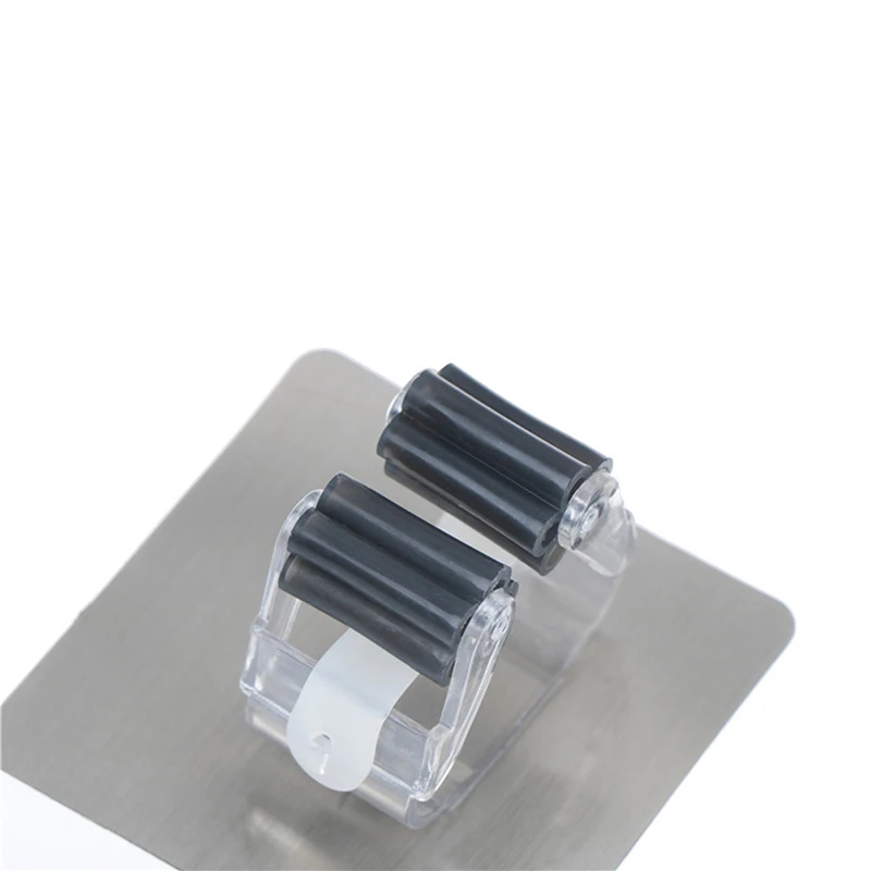 

Wall Mounted Mop Holder Home Mop Broom Storage Rack Organizer Storage Shelf Kitchen Tools Shelves Sundries