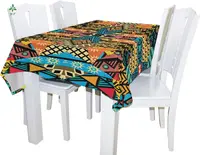 African Pattern Ethnic Mosaic Mosaic Kitchen Dining Room Indoor Outdoor Buffet Table Decoration
