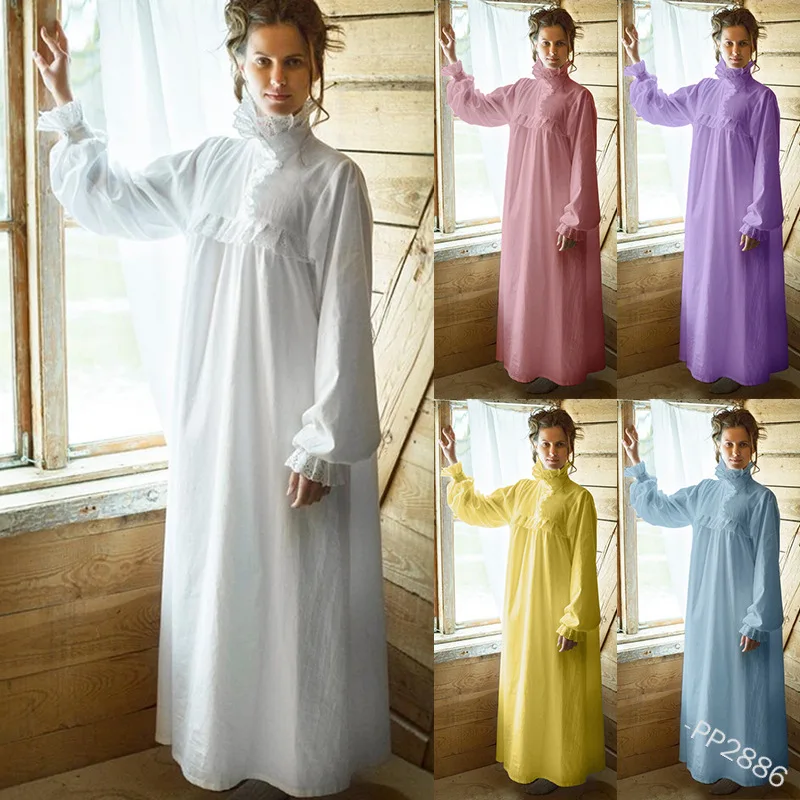 

WEPBEL Girls Fairy Chiffon Dress Women Dresses Long Lantern Sleeve Fantasy Princess Maxi Elegant Floor Length Dress
